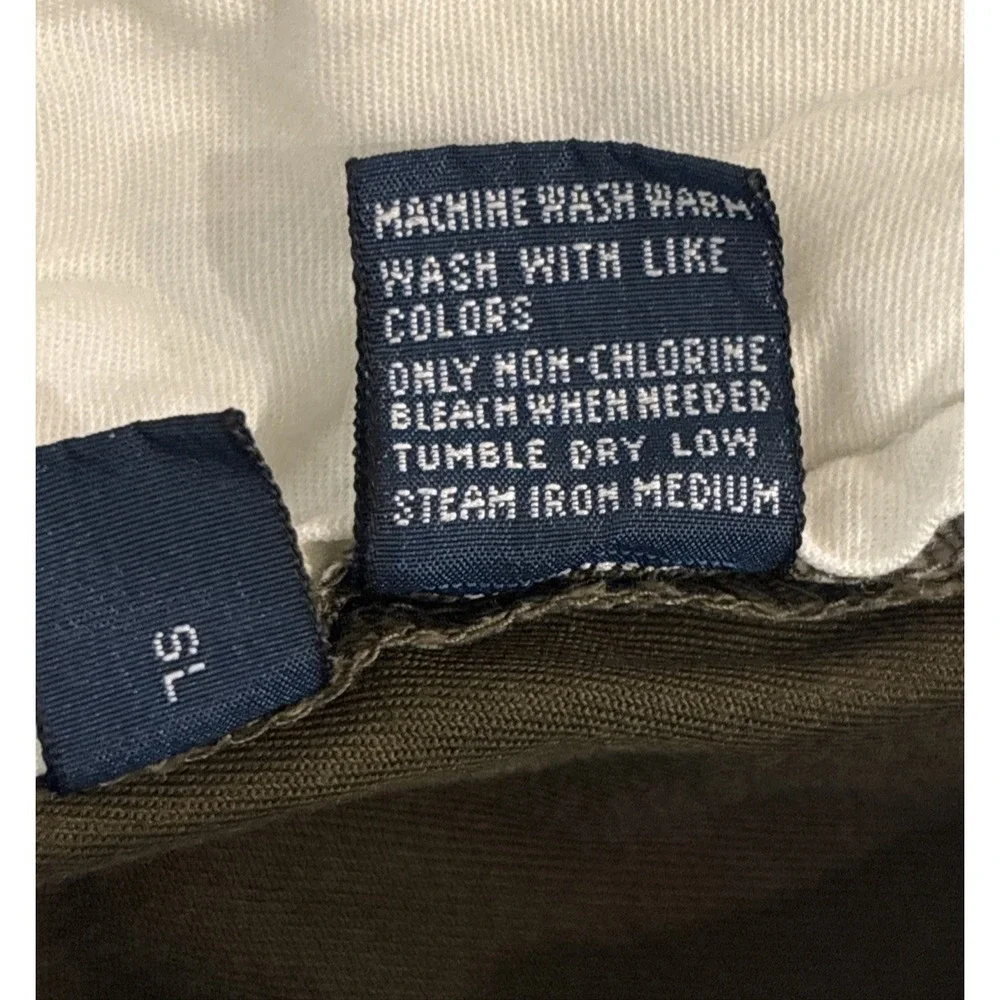 Polo Ralph Lauren Mens 32x32 (30X30) Prospect Chino Pants Olive Green Cotton